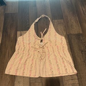 Floral Halter Top